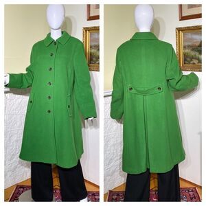 Lands’ End Luxe Wool & Cashmere Blend Swing Coat 16W